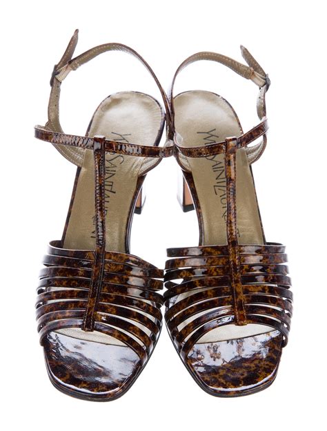 ysl t strap sandals heels